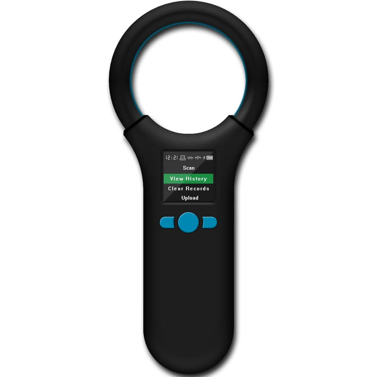 Smoostart Bluetooth Multifunzione Lettore Microchip Cani, Lettore Microchip per Animali con 500 Registra la cronologia dei dati disponibile localmente o caricala su PC/telefono cellulare/PAD