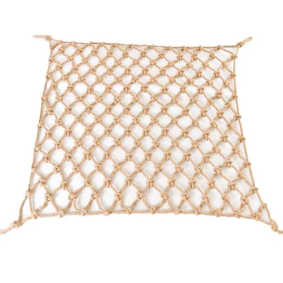 AMAKAA Net di Corda, Rete di Sicurezza del Parco Giochi, Larghezza della Mesh 6 Cm, Spessore della Corda 4 Mm, Varie Dimensioni Opzionali(Size:2x2m)
