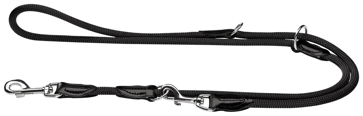 Guinzaglio da Passeggio Regolabile Freestyle, 10/200nero, Corda
