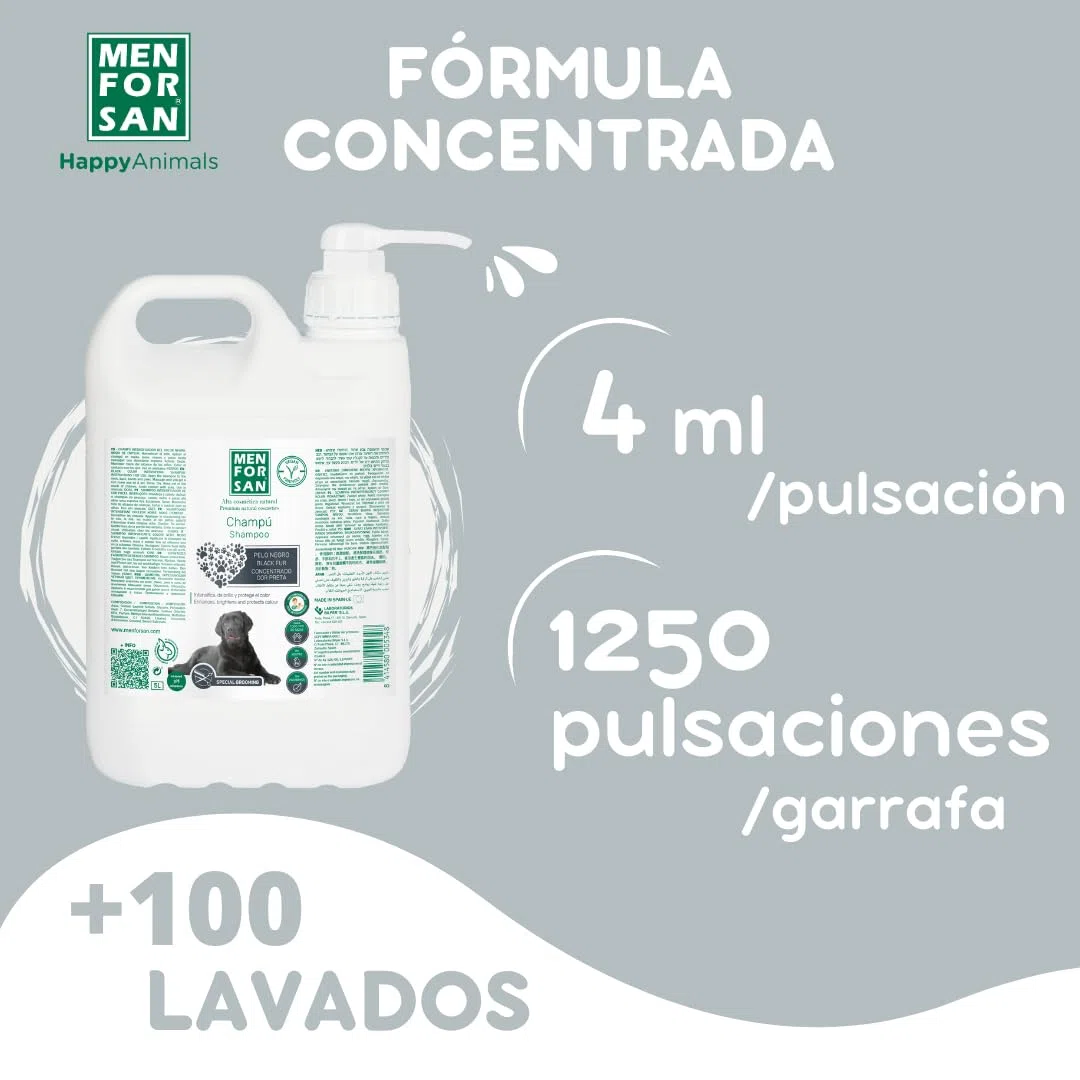 Shampooing Men for San Chien Cheveux Foncé Fruité (5 L)