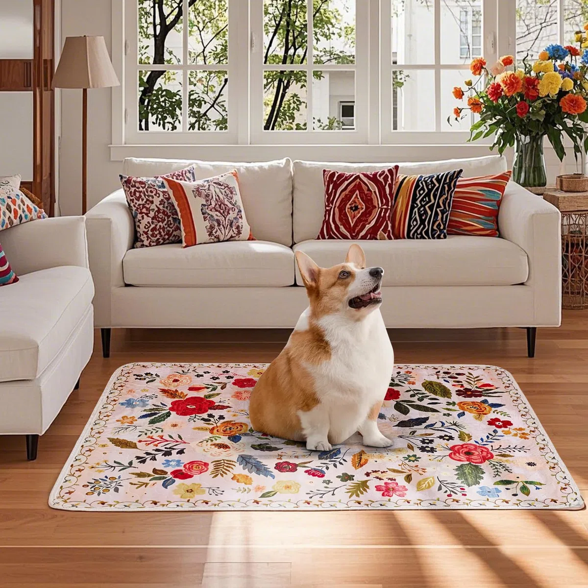 Cuscinetti lavabili per cani, confezione da 2, tappetini per cuccioli con feromoni, 2026 Tappetini PuppyPad aggiornati 122 x 81 cm Super assorbenti e ad asciugatura rapida per l'addestramento dei cani