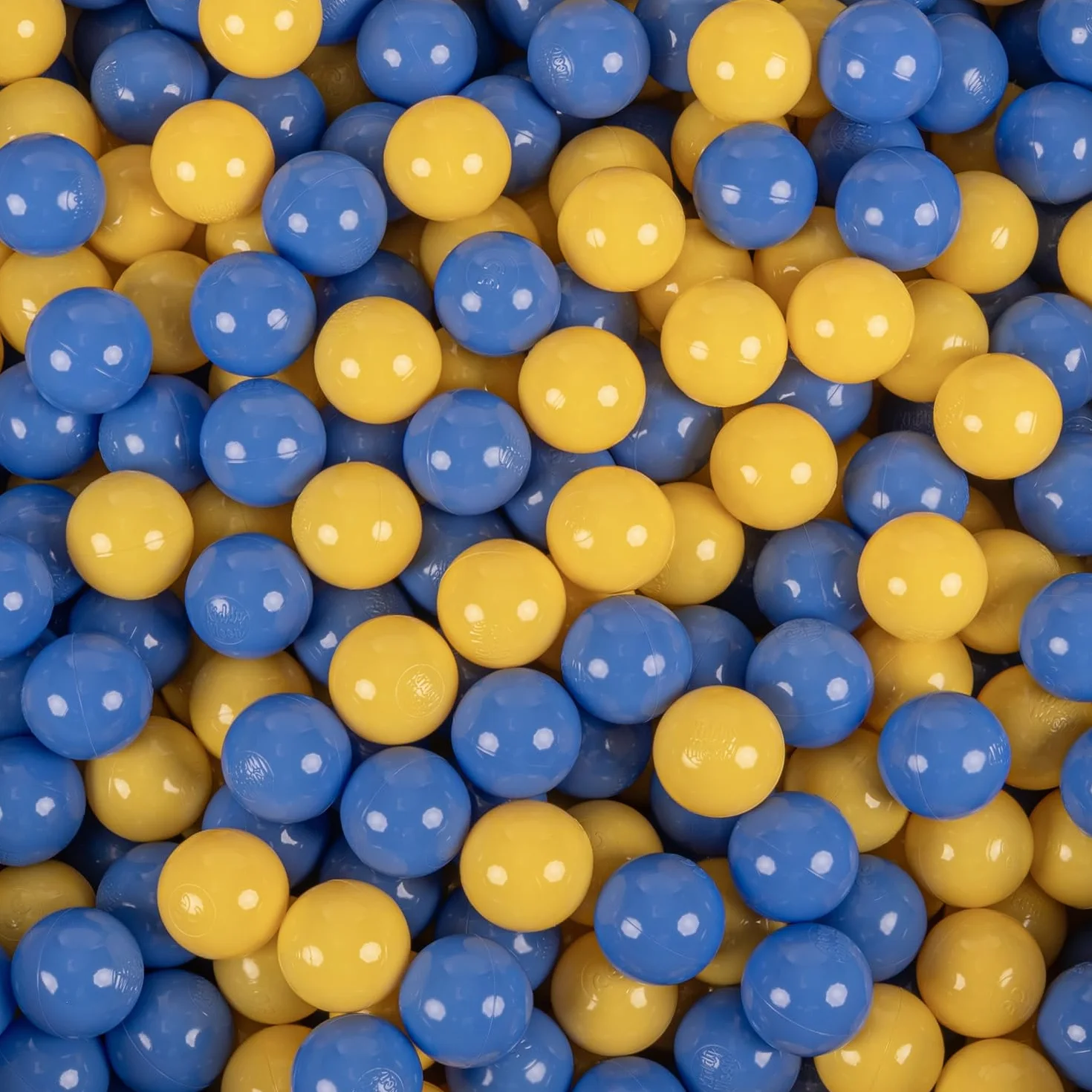 Piscina Pieghevole per Cani con Palline, Vasca da Bagno Asciutta per Animali, Rivestimento Sfoderabile E Lavabile, Blu: Blu/Giallo