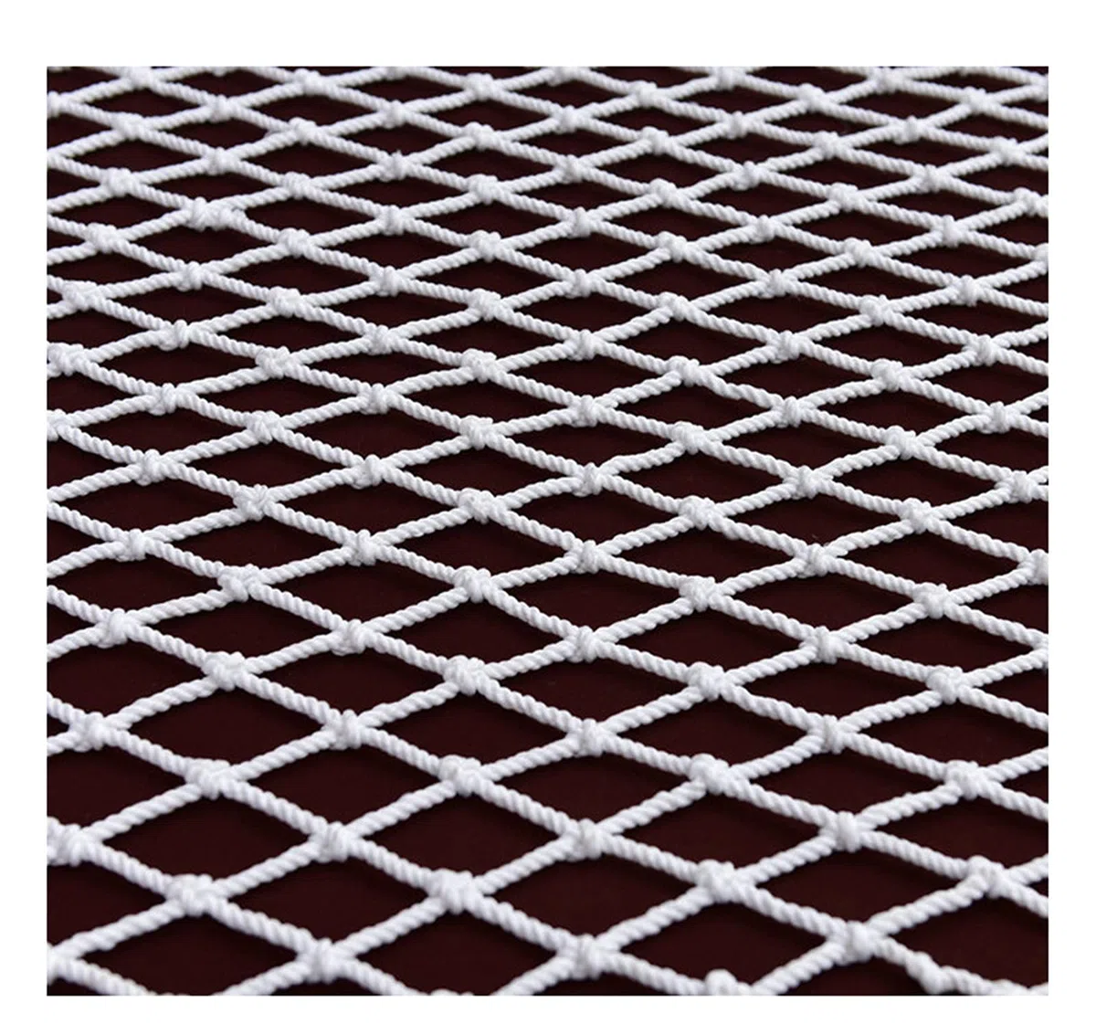 Rete di Sicurezza Rete in Nylon Bianco per Stadio Campo da Calcio all'aperto Campo da Pallacanestro Campo da Golf Rete Protettiva per Isolamento barriera