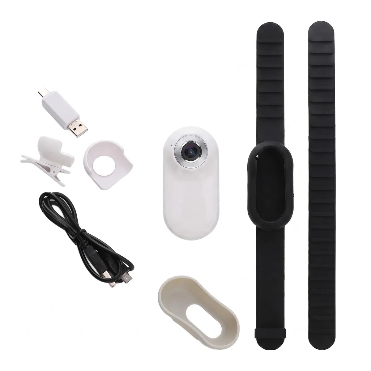Zunate Telecamera per Collare per Gatti, 1080P No WiFi Telecamera per Collare per Animali Mini Action Camera per Registrazioni Video, Telecamera per Collare per Cani Grandangolare a