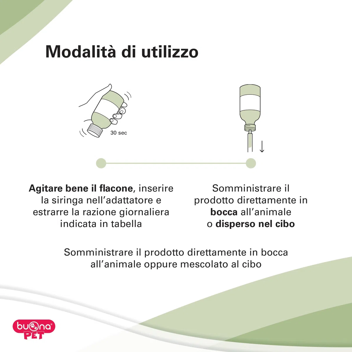 Epatina Flacone Buona Pet Cani e Gatti 60 g con Siringa, Supporta la funzione del fegato con Sylimarin phytosome®, Colina, Vitamina E, Selenio e Olio di semi di Lino, Olio di Pesce, fonte di EPA e DHA