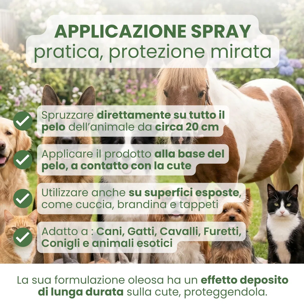 Trebifarma ZetaMax Spray Insetto Repellente Naturale per Cani, Gatti e Animali Domestici - Protezione del Manto con Oli Essenziali, per Pelo, Cuccia e Superfici - 750 ml