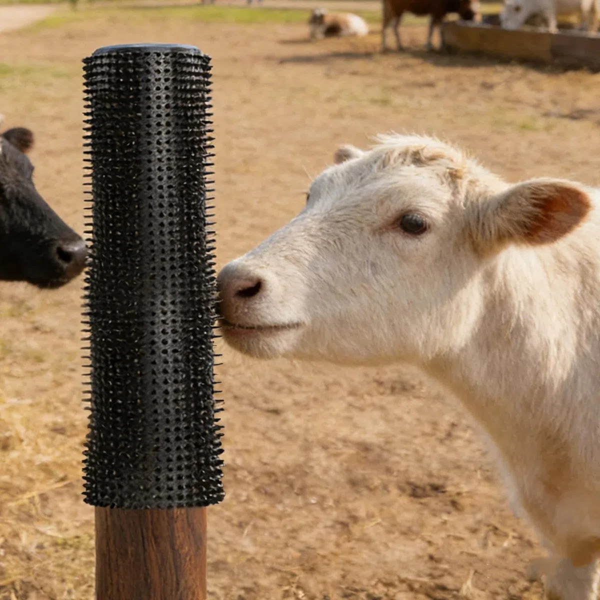 Strofinatoio per,Cura del Mantello e Antiprurito | 2 Pezzi Grattatoio per Attrezzatura Agricola,per Animali da Fattoria Pecore Mucche Cani Polli