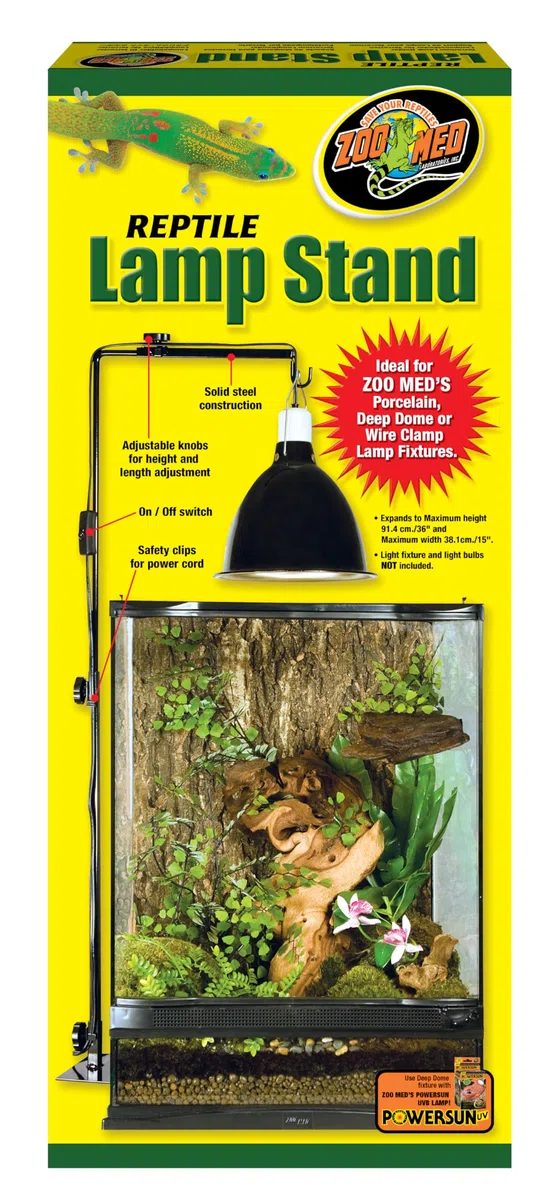 Zoo Med, Reptile Lamp Stand, Supporto per Lampada per terrari