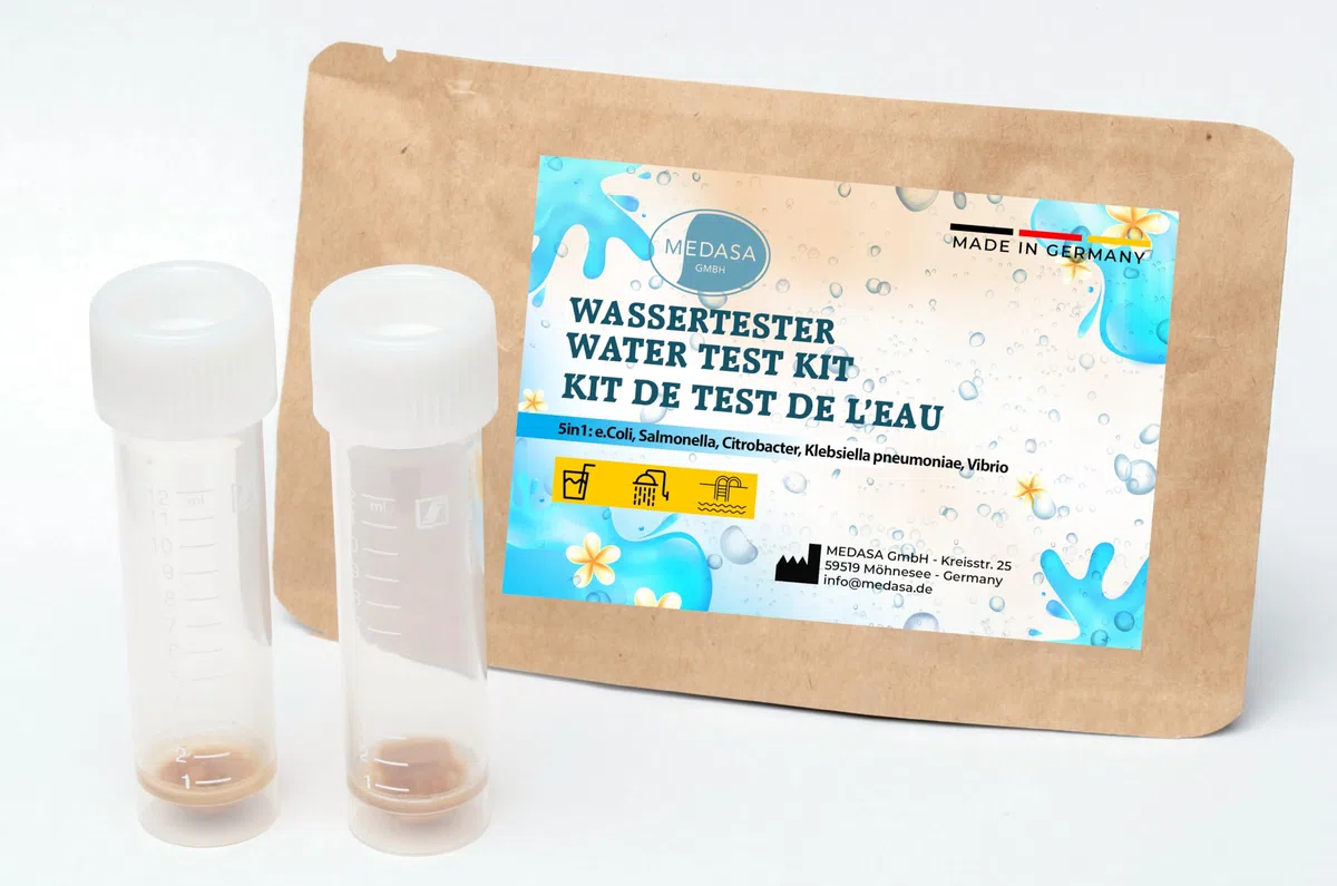 Test batterico rapido 4-6 ore dell'acqua 5 in 1 per e.Coli, Salmonella, Citrobacter, Klebsiella e Vibrios Test dei batteri nell'acqua potabile e nell'acqua di pozzo (2)