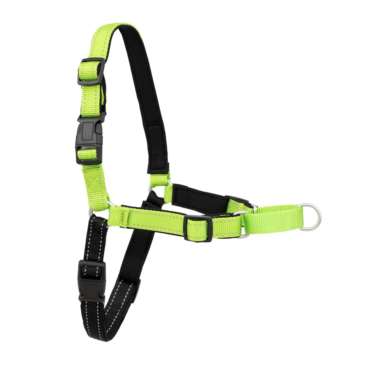 PetSafe Pettorina deluxe per cani Easy Walk, con anello a D per fermare la trazione, per allenamento e comportamento, riflettività, migliora la visibilità in condizioni di scarsa illuminazione, comoda