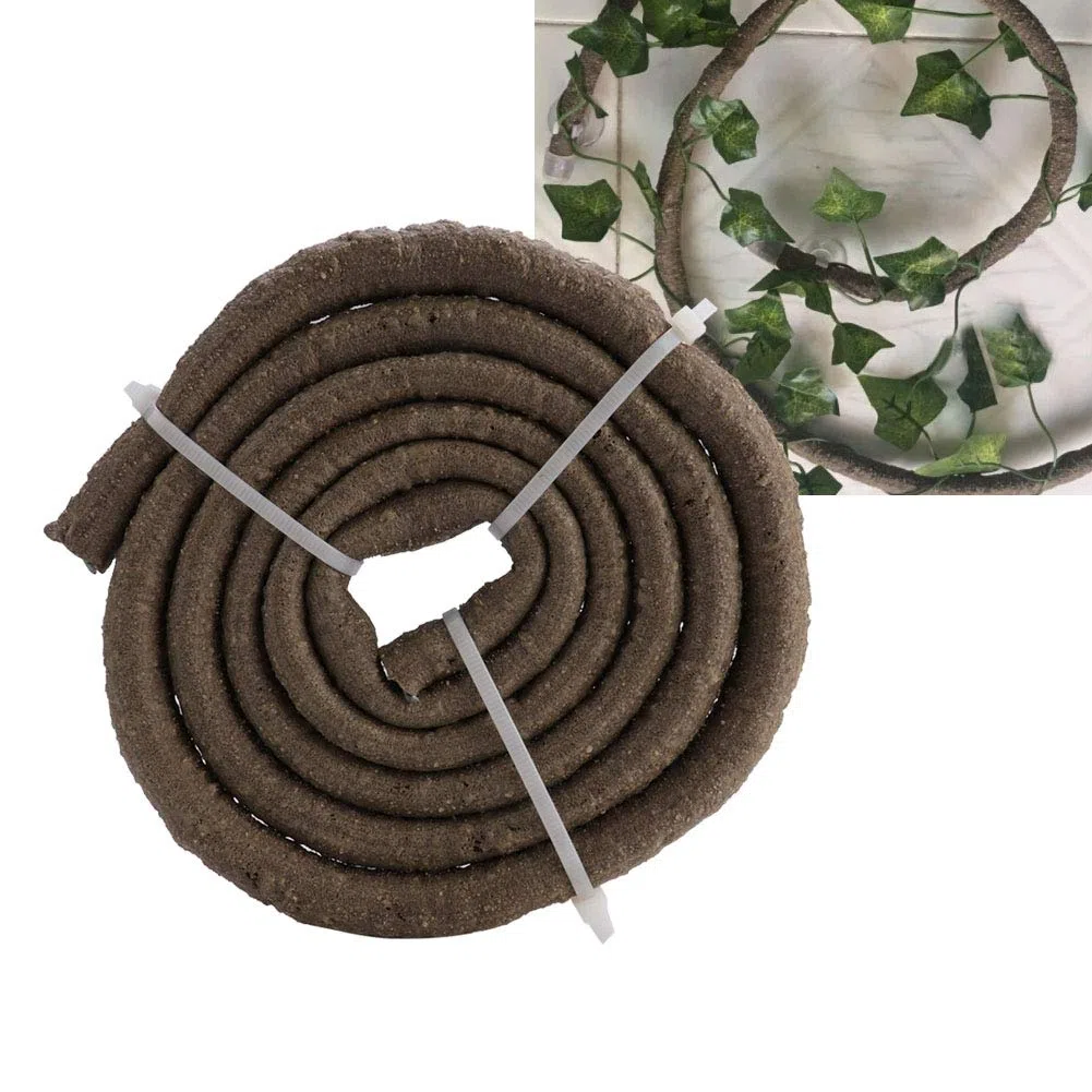 DOACT Vivaio Rami per Serpenti Vite Rettili Rampicanti Ramo Rampicante Pietypet Serpente di Mais Accessori per Serbatoi Rettili Crawler Box Foresta Pluviale Paesaggio (L)