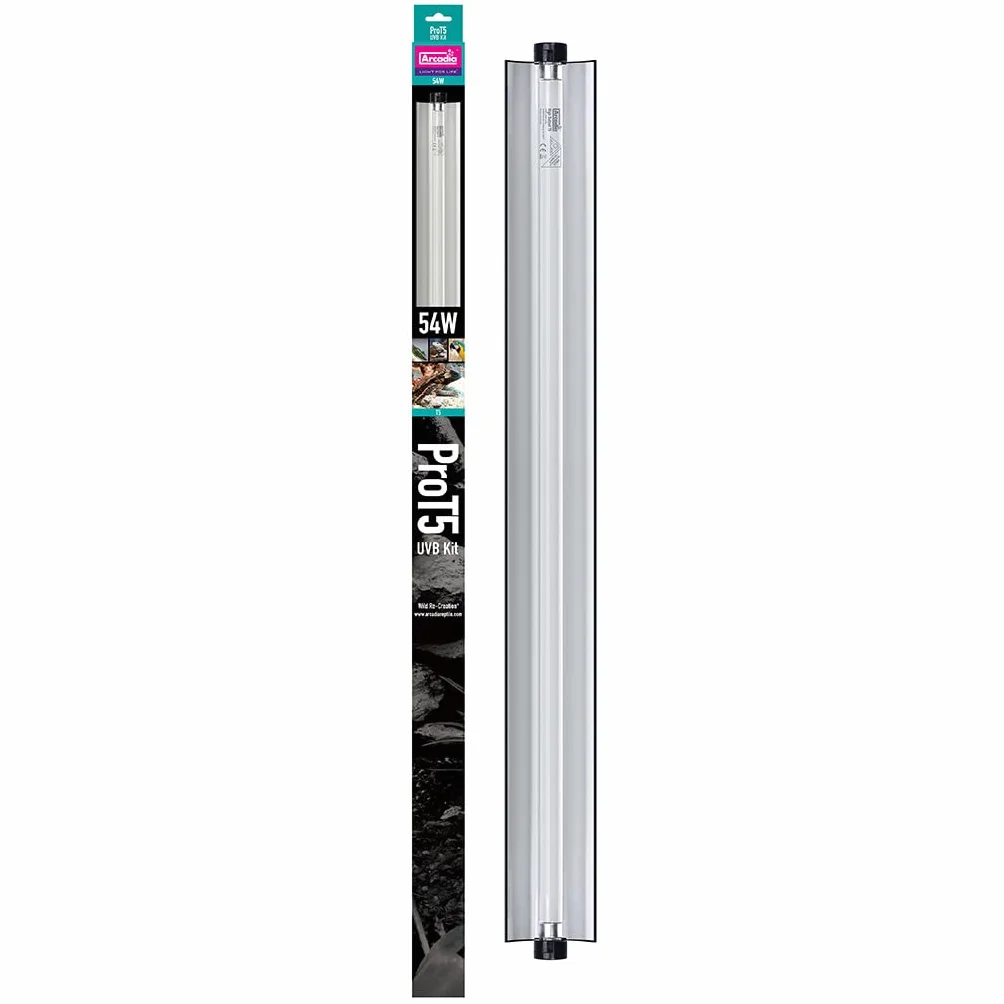Arcadia 584503 PRO T5 UVB Kit 54W Forest, con Tubo Rettile D3 6%, Circa 117,3 x 6 x 4,5 cm