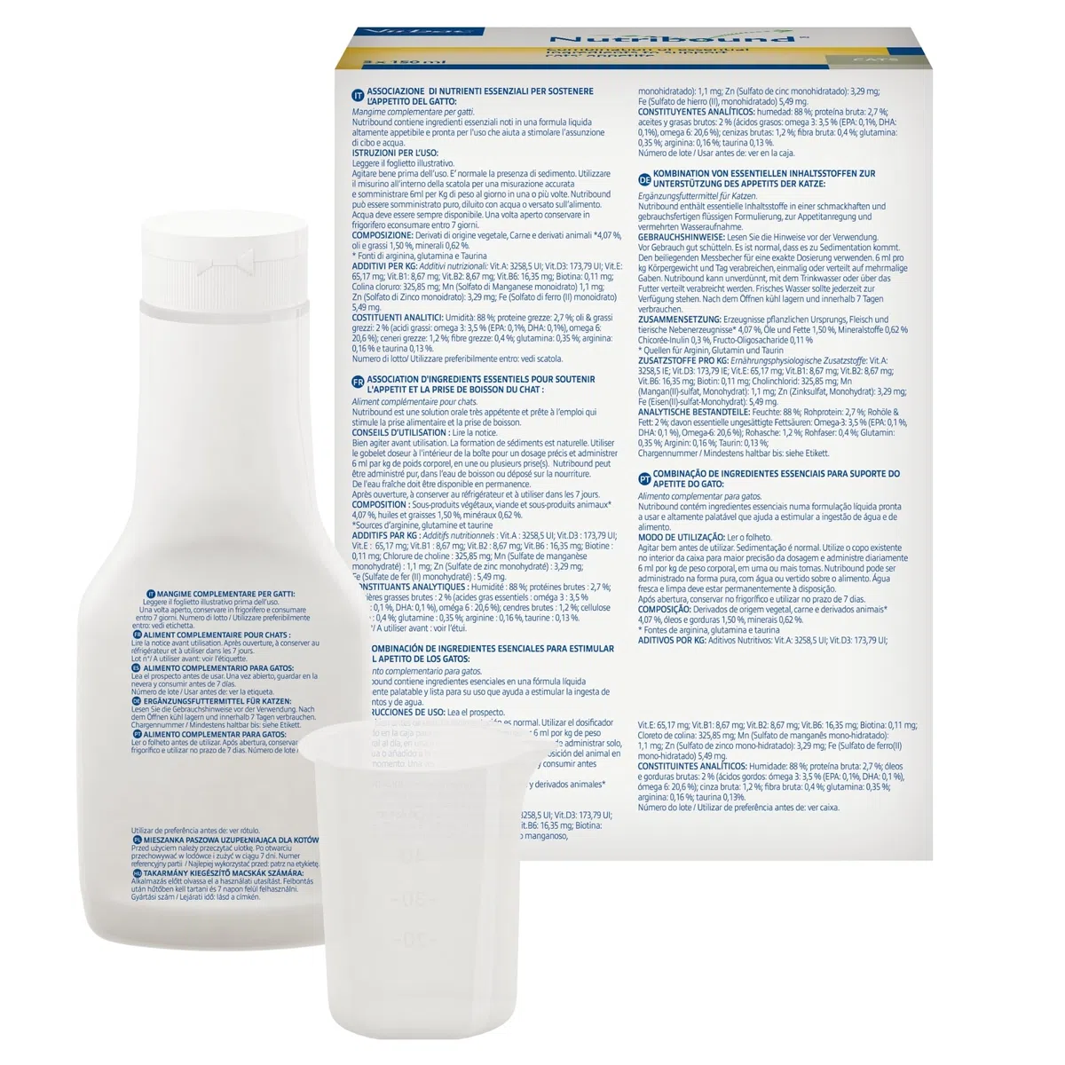 Virbac Nutribound Cane 3 X 150 Ml - 140 g