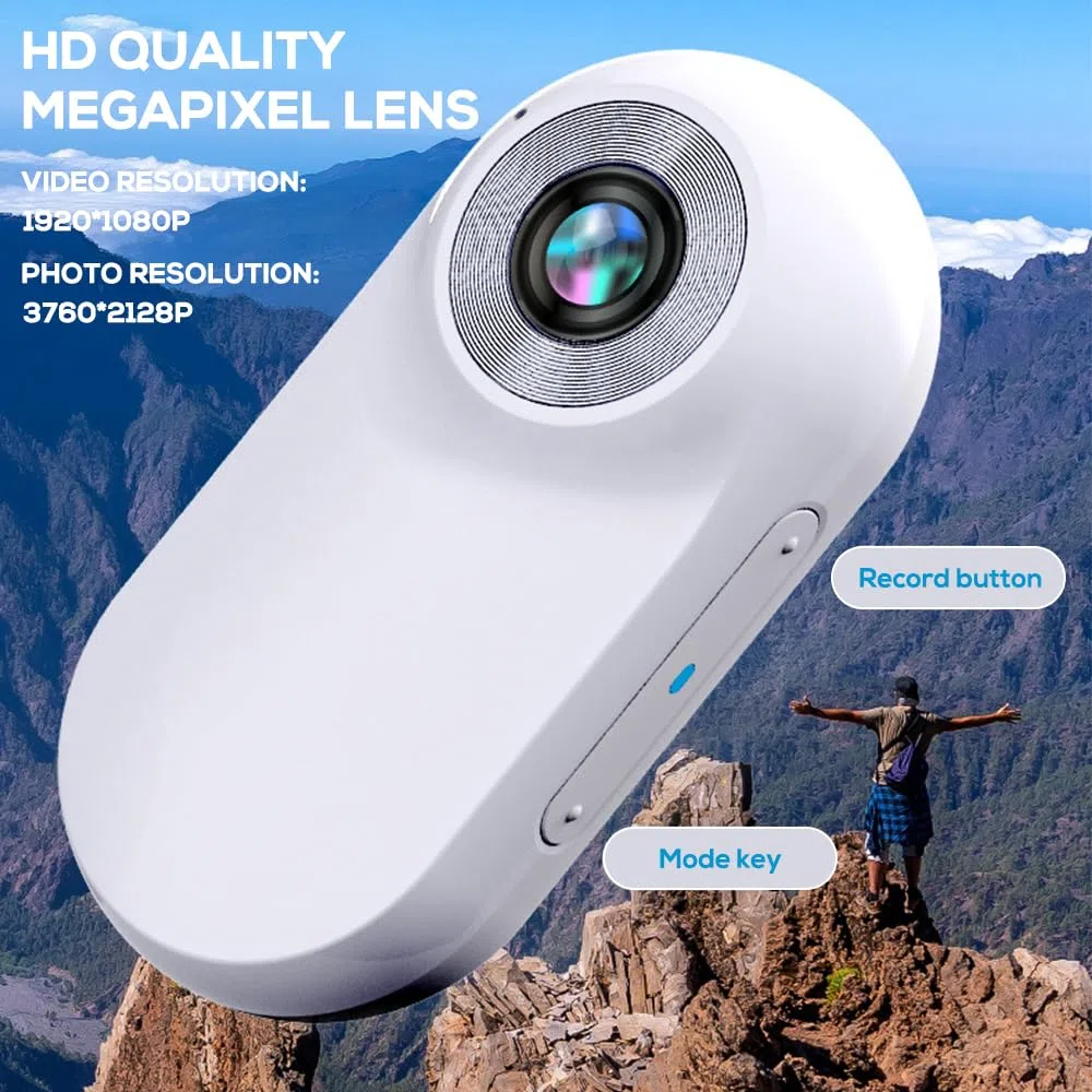 Collar Per Telecamera Per Gatti, Animali Domestici Multifunzionali Hd 1080p Cats Tracker, Fotocamera Sportiva Per Animali Domestici a 170 ° Con Schermo Lcd Da 0,96 Pollici