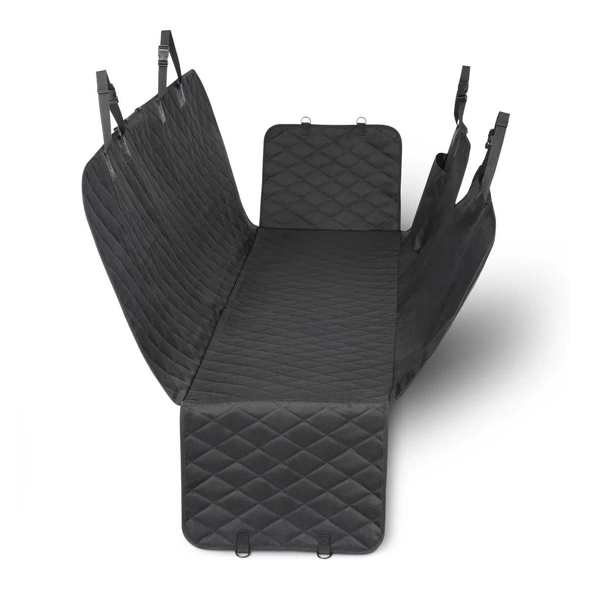 Amazon Basics, Coprisedile per auto per animali domestici, 100% impermeabile, resistente 600D, nero