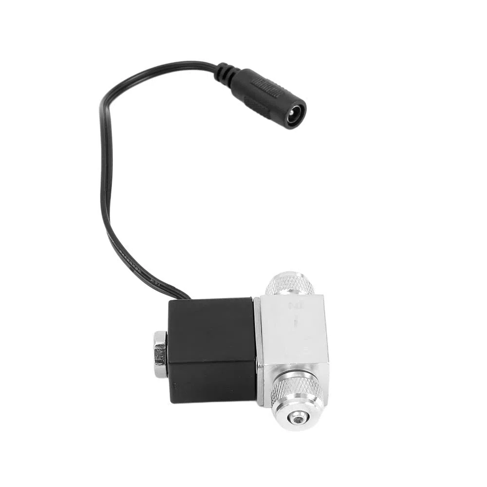 DONGKER Elettrovalvola di CO2 dell'Acquario, Regolatore di Sistema di CO2 DC 12V per Erba d'acqua Serbatoio Pesci Acquario Crescere