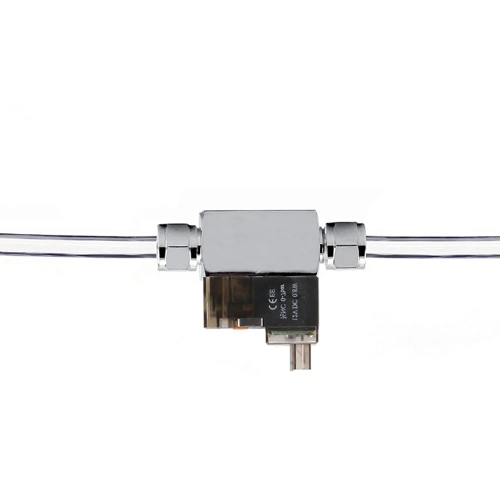 DONGKER Elettrovalvola di CO2 dell'Acquario, Regolatore di Sistema di CO2 DC 12V per Erba d'acqua Serbatoio Pesci Acquario Crescere