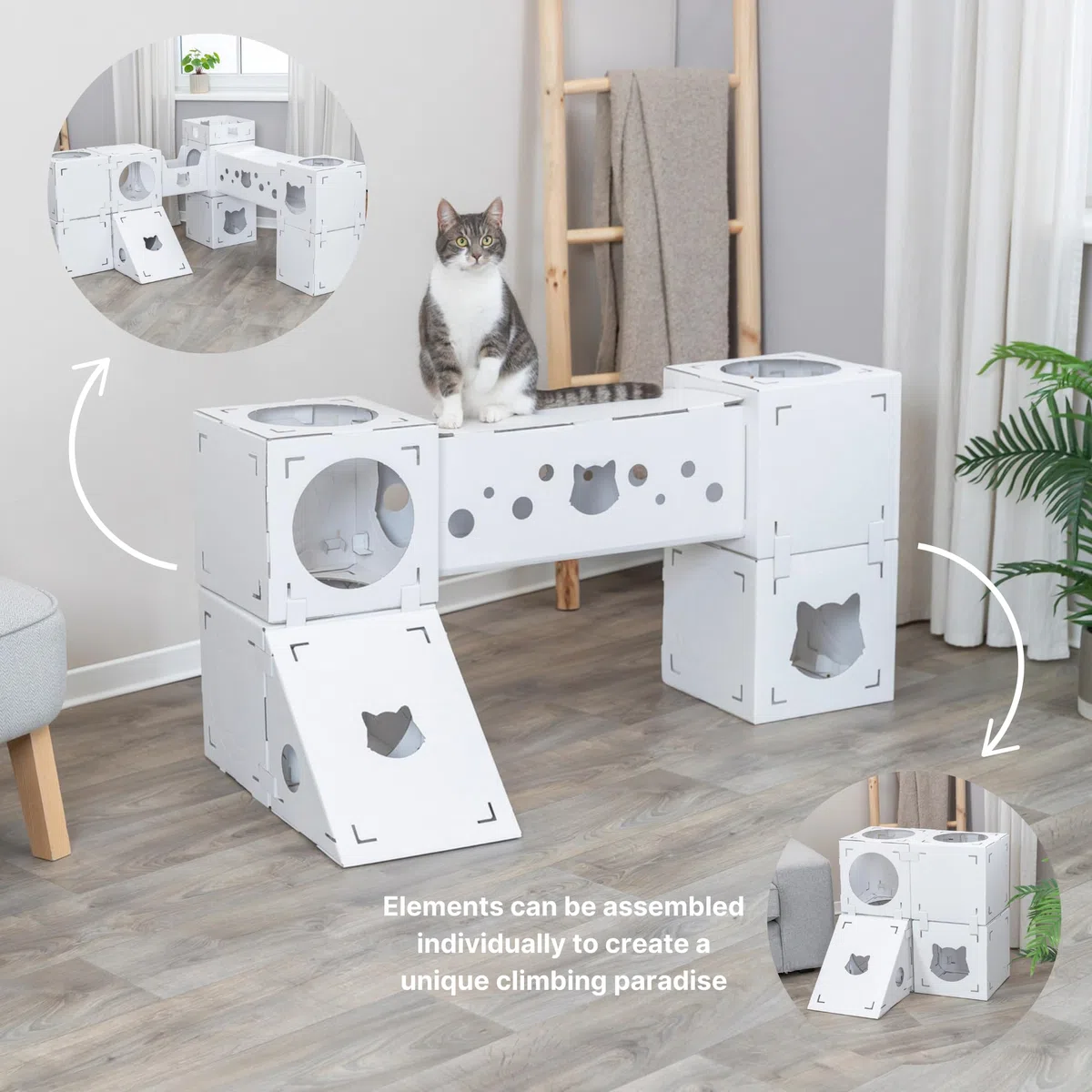TRIXIE Finca Felice - Condo modulare per gatti in cartone