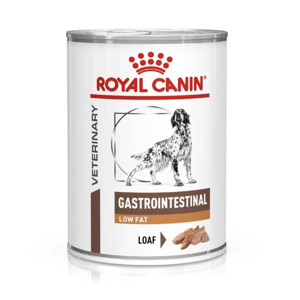 Royal Canin Veterinary Gastrointestinal Low Fat Mousse | 12 x 420 g | Mangime dietetico completo per cani adulti | Per il supporto digestivo e l'obesità.