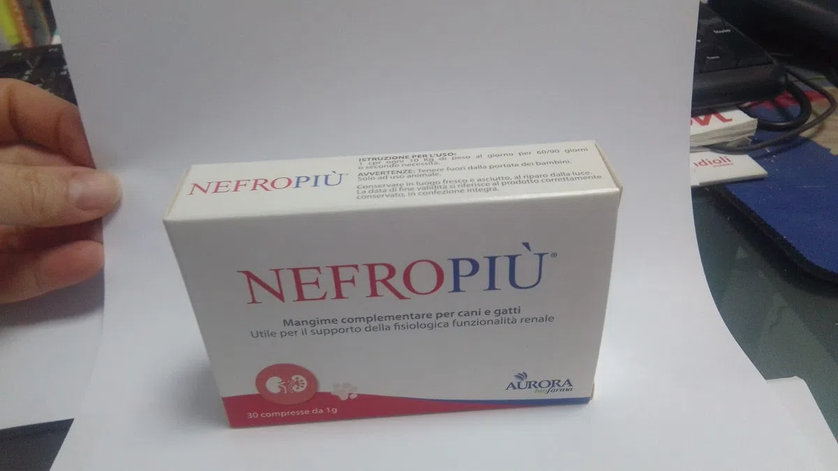 aurora biofarma NEFROPIU' 60 c0mpresse Mangime complementare per Cani e Gatti