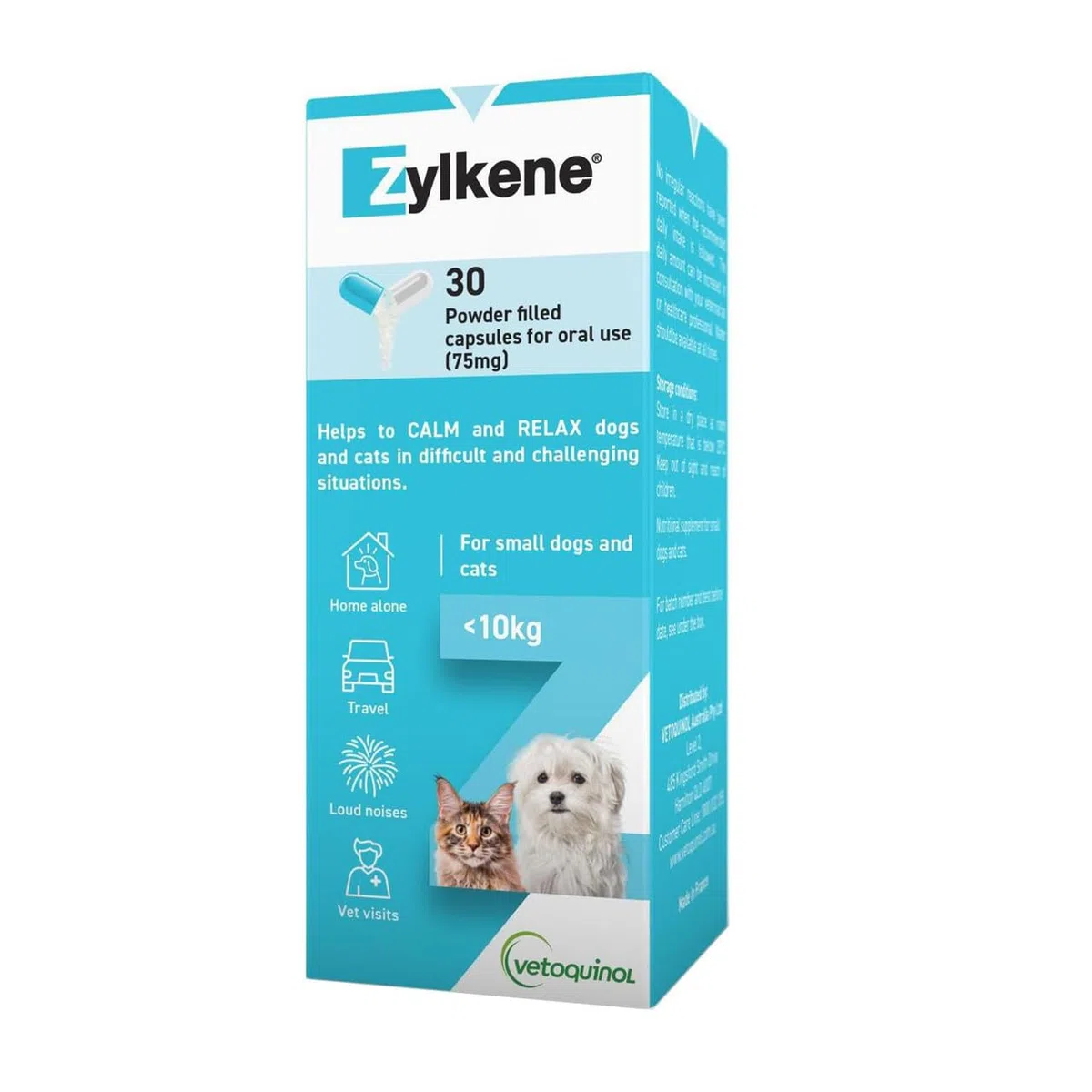 Vetochinolo Vetochinolo Zylkene 75 MG 30 Tab.