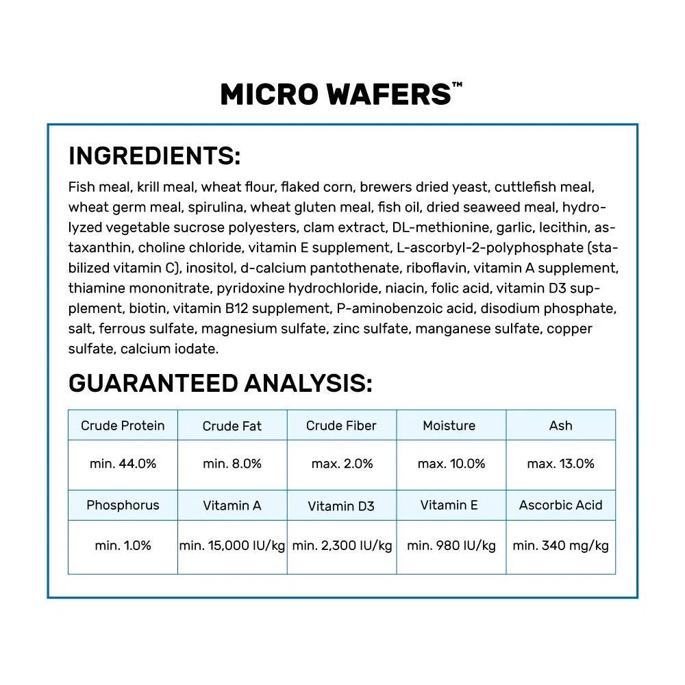 Hikari Micro Wafer per animali domestici, 44,8 g