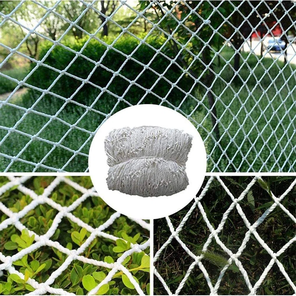 Rete di Sicurezza Rete in Nylon Bianco per Stadio Campo da Calcio all'aperto Campo da Pallacanestro Campo da Golf Rete Protettiva per Isolamento barriera