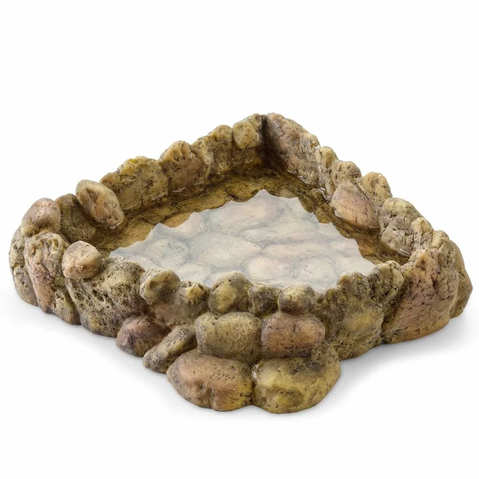 Exo Terra Corner Water Dish, ciotola per acqua rettangolare extra grande, XL