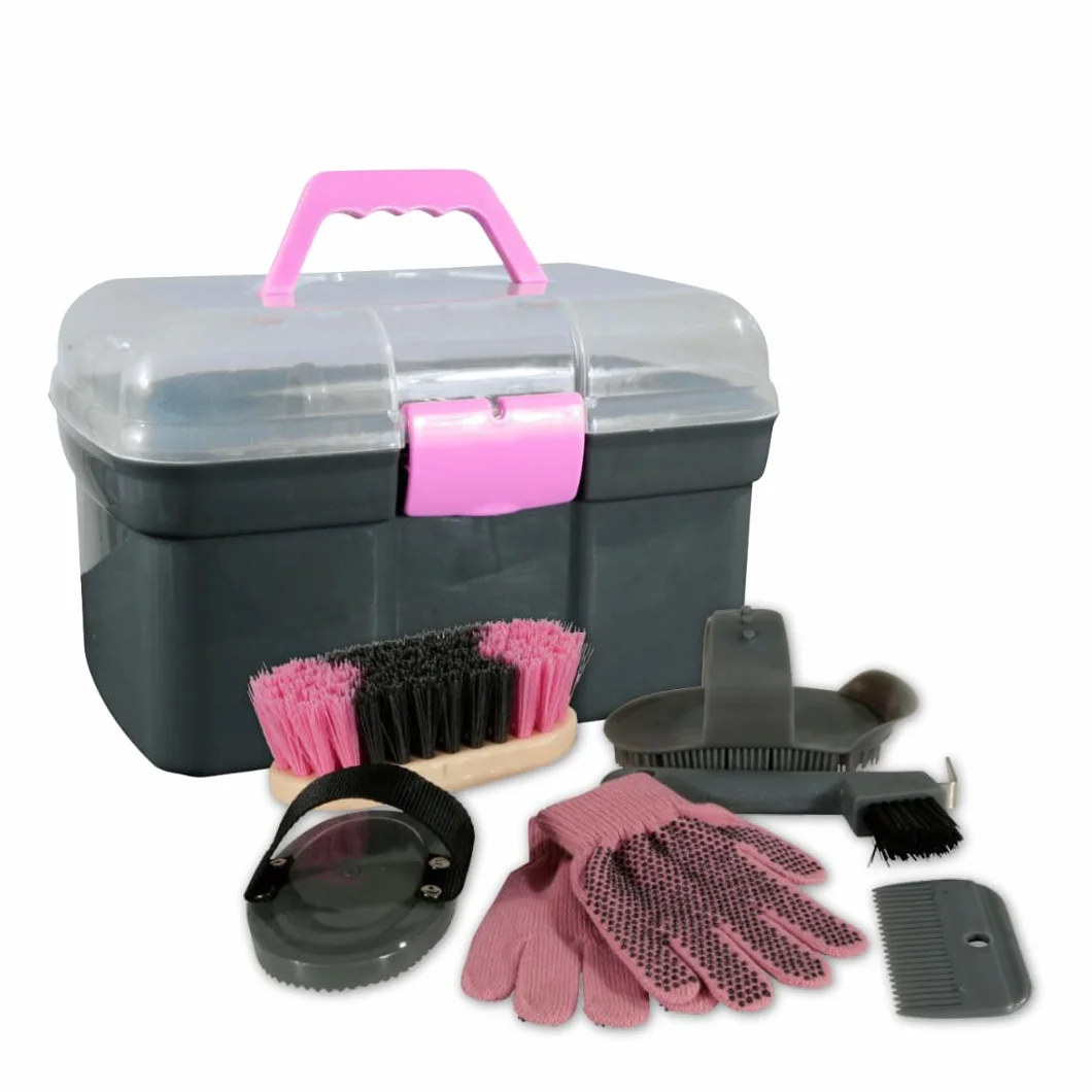 Pfiff 100576 - Kit per la Pulizia dei Cavalli, 6 Pezzi