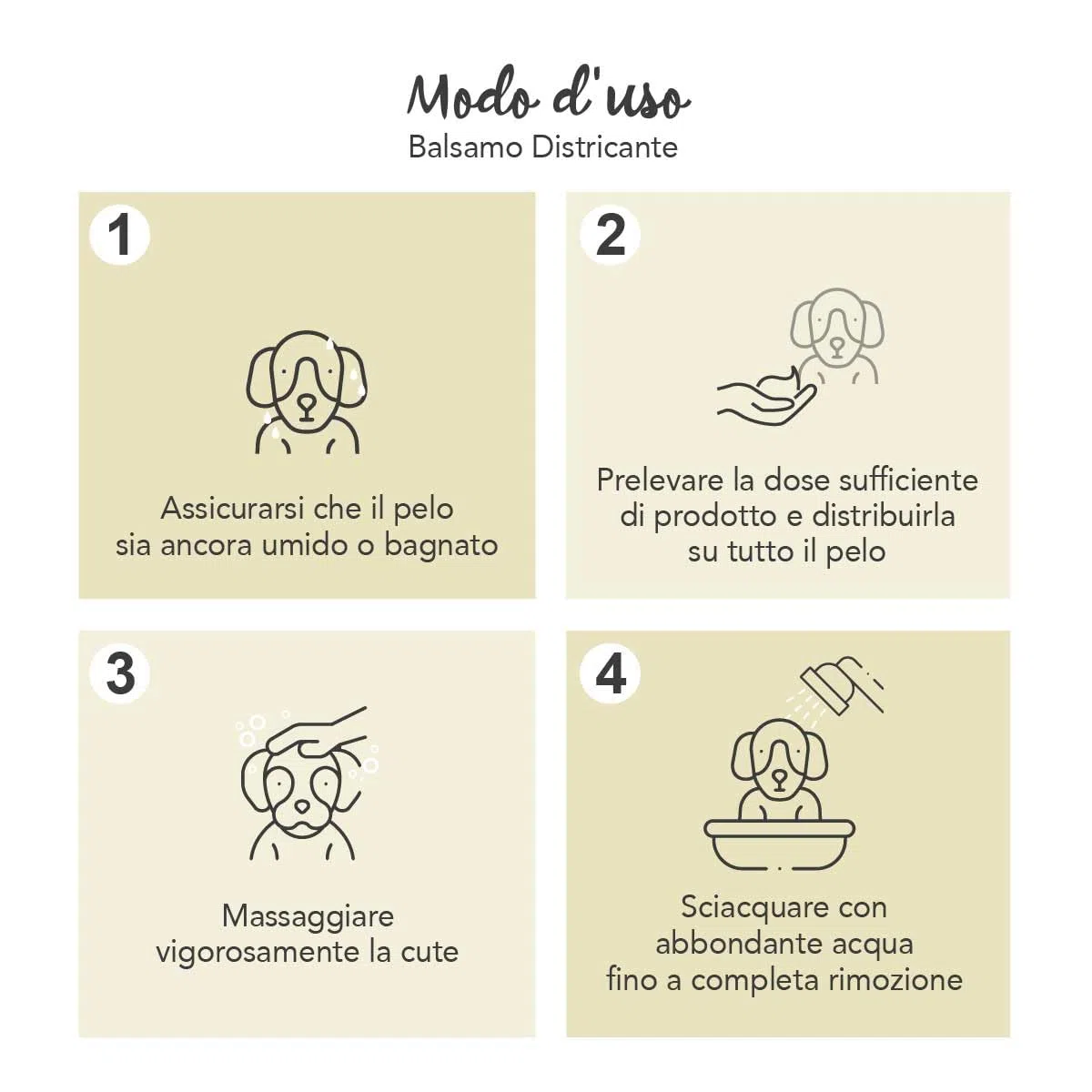 YUUP! - Balsamo districante pelo cane e gatto con Bamboo e fiori di Loto, 500 ml, per i manti più rovinati che necessitano di pettinabilità