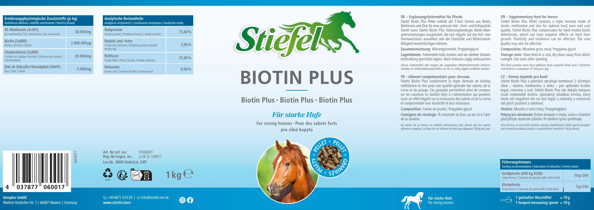 Stiefel Biotin Pellet, 1 kg