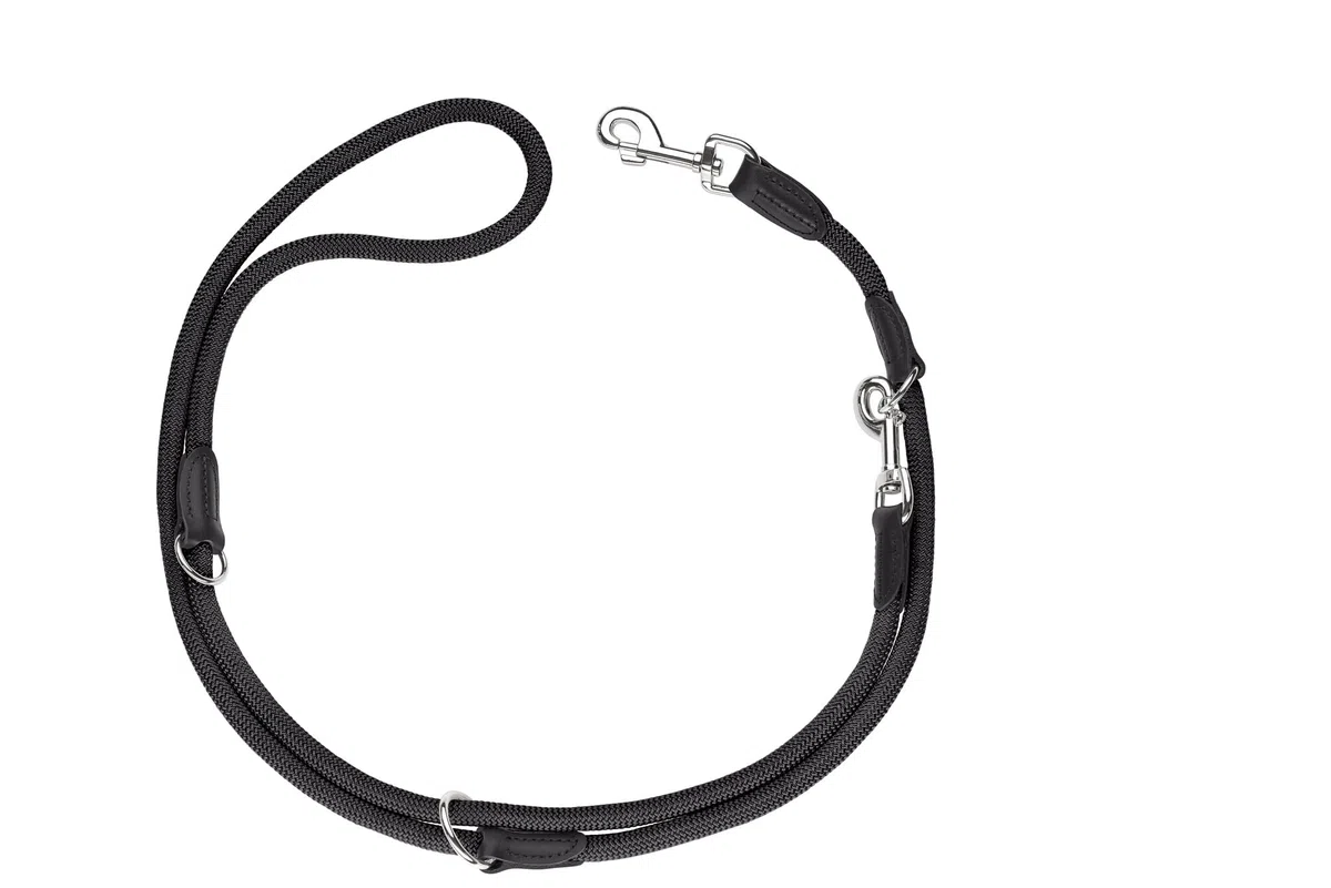 Guinzaglio da Passeggio Regolabile Freestyle, 10/200nero, Corda