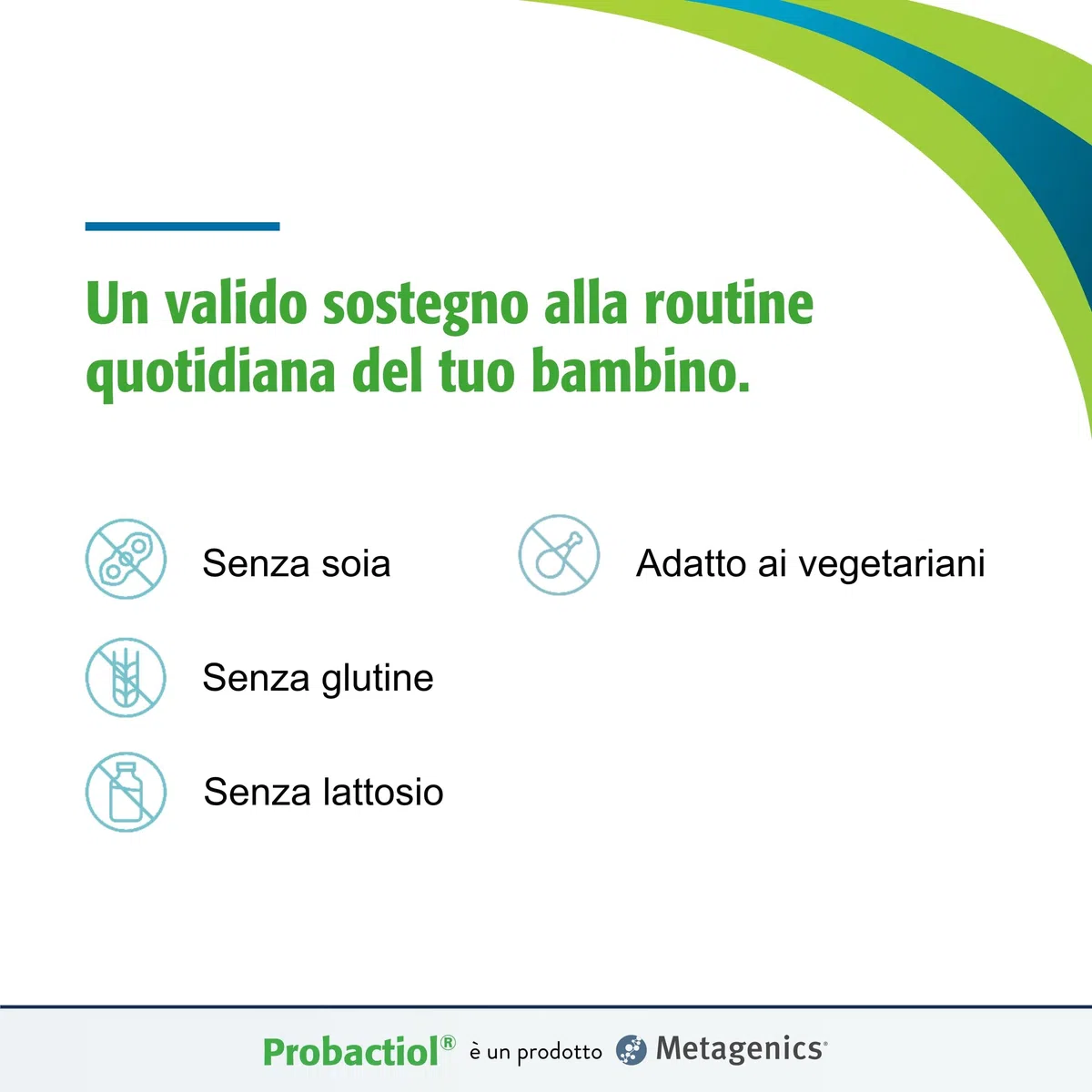 Metagenics Probactiol Junior - Equilibrio della Flora Intestinale - Sostiene l’Immunità - 60 Compresse Masticabili