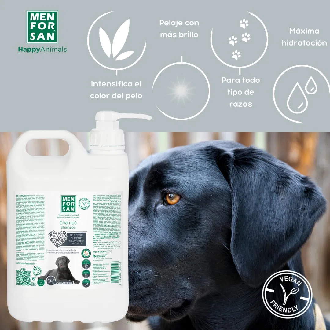 Shampooing Men for San Chien Cheveux Foncé Fruité (5 L)