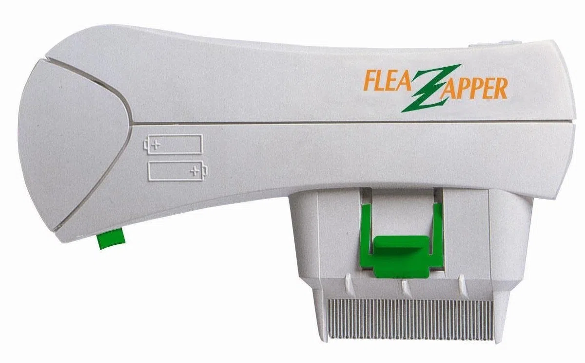 Pettine elettronico antipulci Epilady – Antipulci elettrico sicuro per gatti, cani, animali domestici, rileva controlli, distrugge le pulci, non tossine o sostanze chimiche, pettine anti-lea