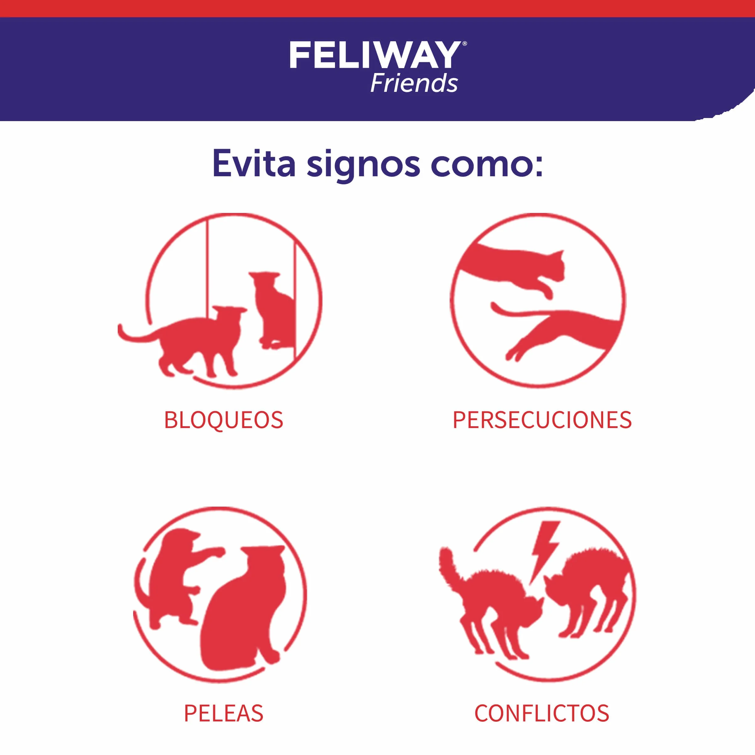 Feliway Friends Ricarica, 48 ml, 3 pezzi