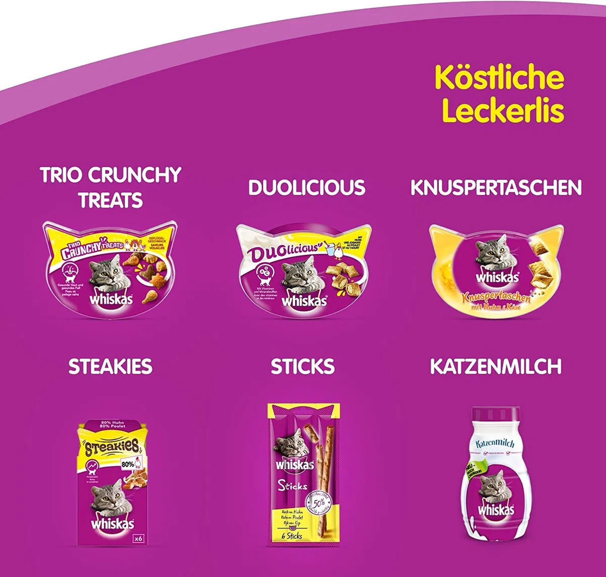 Whiskas Latte per Gatti a Partire da 6 Settimane, 15 Bottiglie, 15 x 200 ml, Delizioso Snack per Un Gatto Felice, Prodotto da lattosio e Facilmente digeribile, 3 l (Confezione da 1)