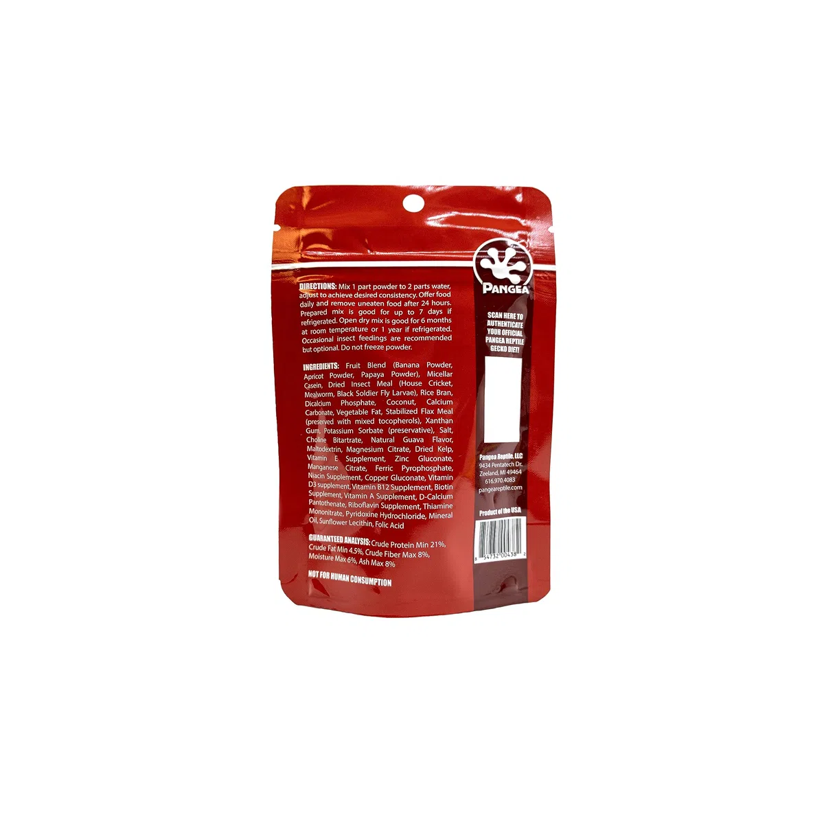 Pangea Fruit mix with insects Complete Gecko Diet – Corona Gecko Fodera