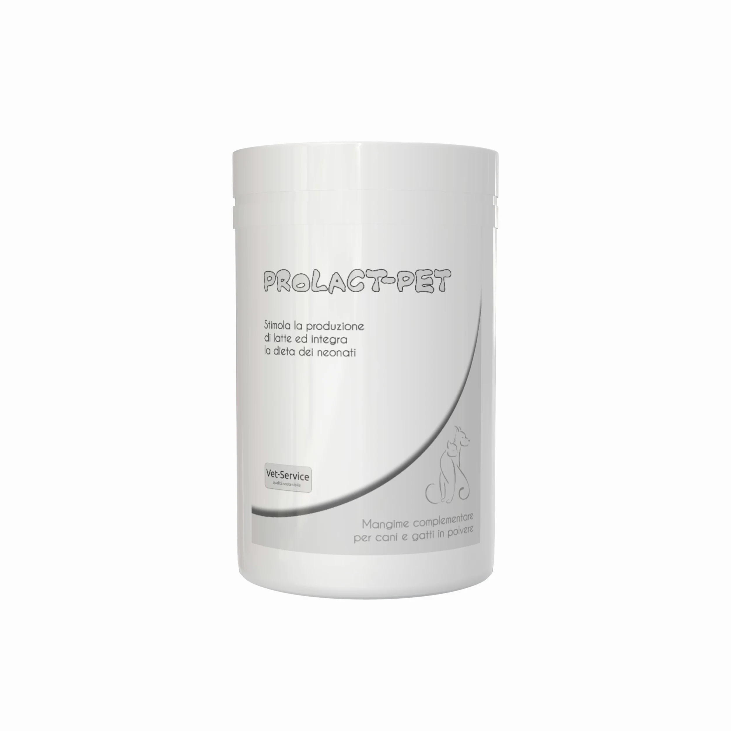 Prolact-Pet | 250 grammi | Integratore per gatti in polvere | Supporto Indispensabile per la Fattrice durante la Gravidanza, Aumenta la Produzione di Latte, Integra il Latte per i Gattini
