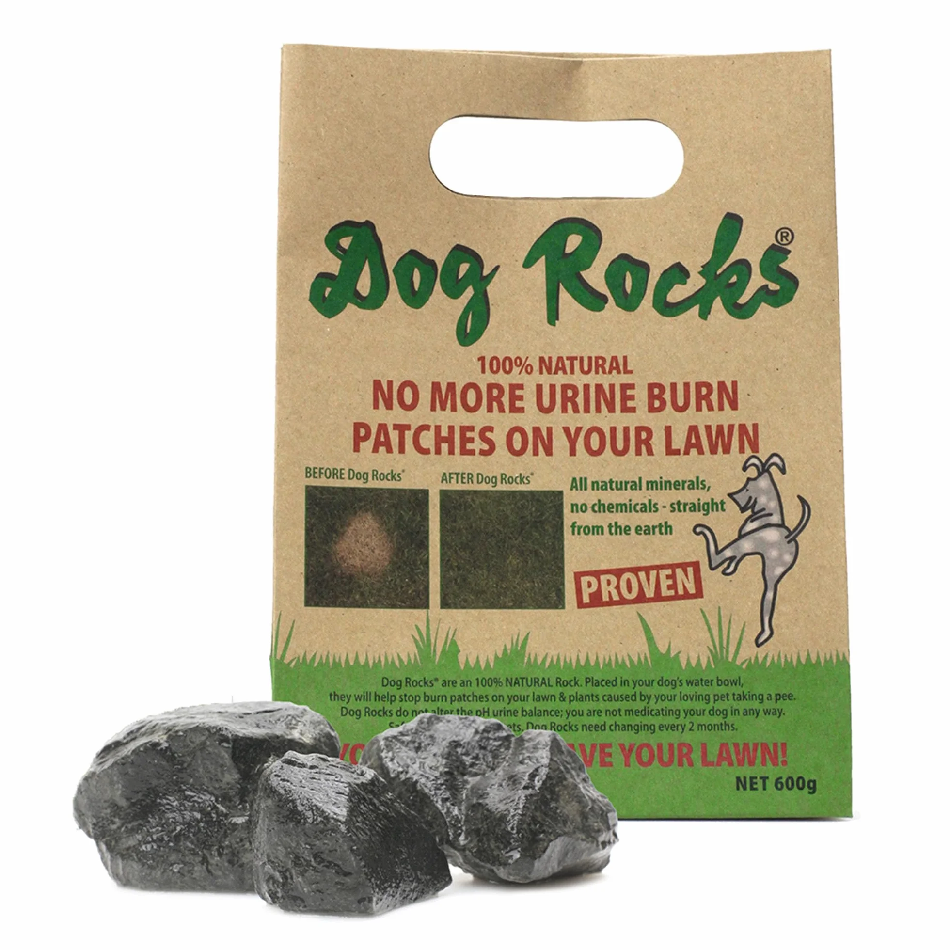 Dog Rocks Preventer di Urina per Cani, 600g