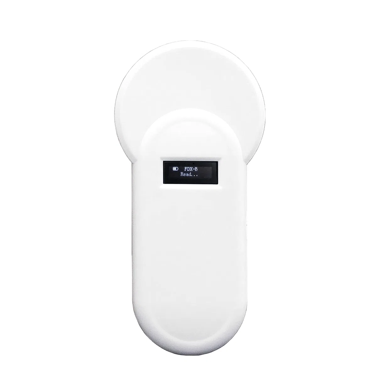Geevorks Lettore di ID per Animali Domestici, 134.2KHz lettore microchip cani di animali Display OLED Formato FDX-B Supporta con cicalino per la gestione dell'allevamento di pollame.