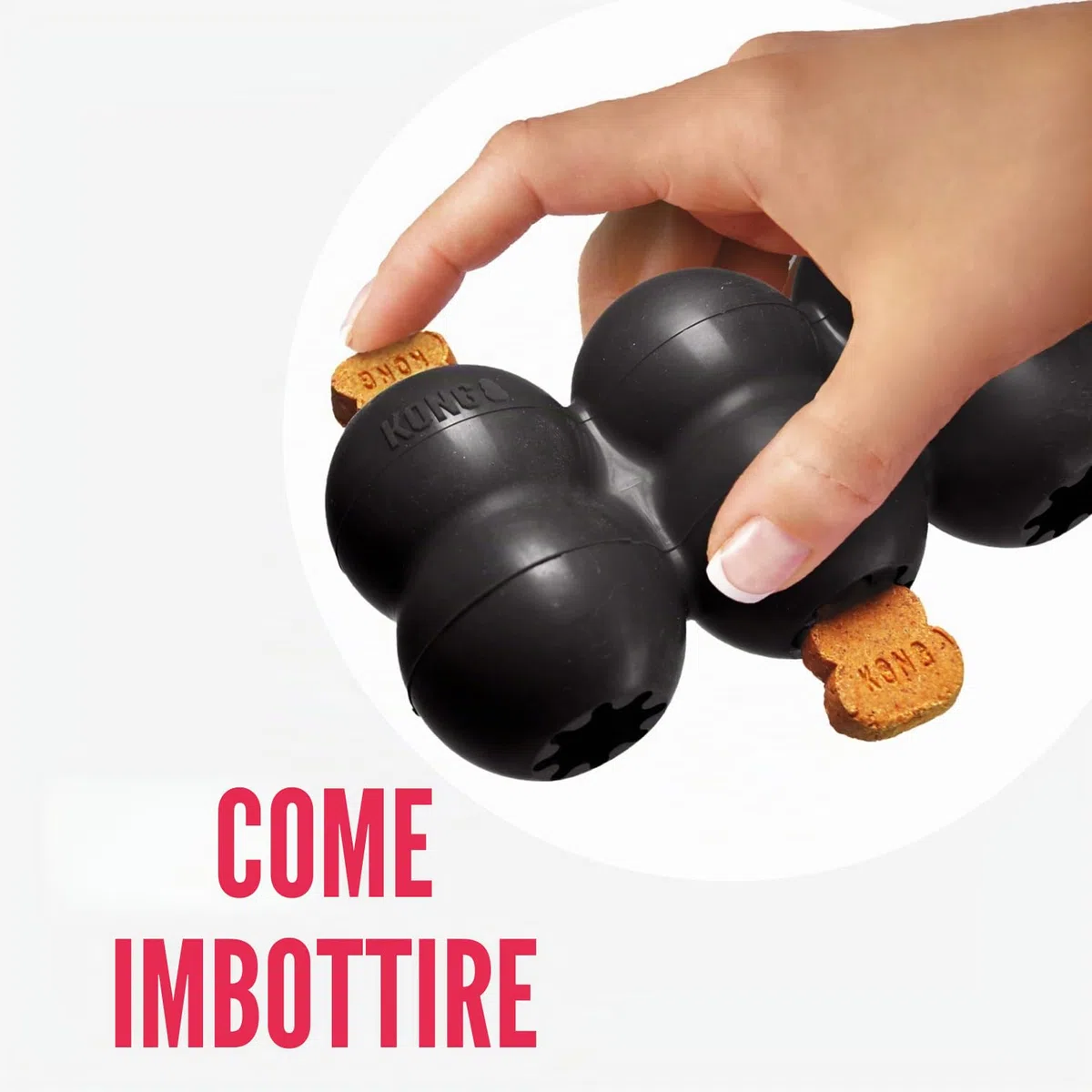 KONG Extreme Goodie Ribbon - Giocattolo Per Cani In Gomma Naturale Riempito - Per Cani Di Taglia Grande