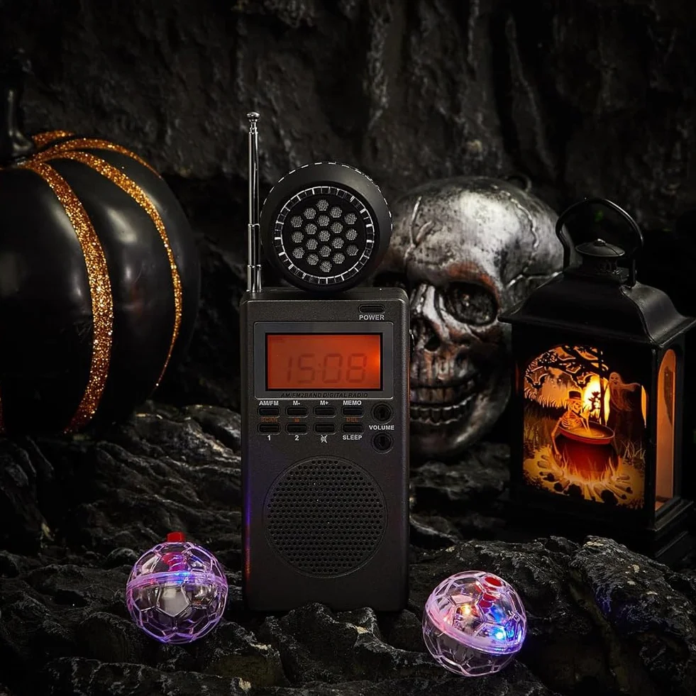 Kit di Attrezzature per Spirit Box con 2 LED Cat Ball e 1 Altoparlante Spirit Box. Kit di Attrezzature Paranormali per la Casa, L'Ufficio e L'Aperto.