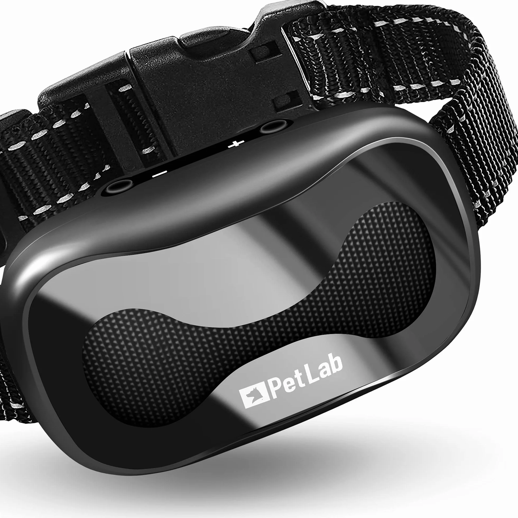 PetLab Collare Antiabbaio per Cani Collari Addestramento Collare Anti Abbaio Cani di Piccola Grande Talia Vibrazione Educativo Stop Abbaiare Dispositivo Antiabbaio Cane Anti Bark Collar