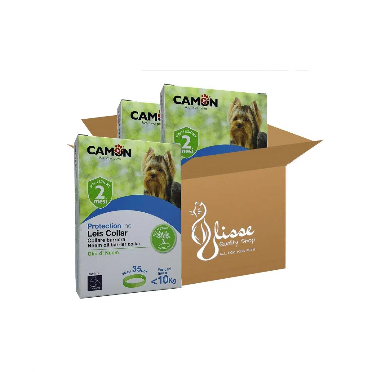 Camon Collare Leis Cane cm. 35. Stagione Completa 3 Confezioni