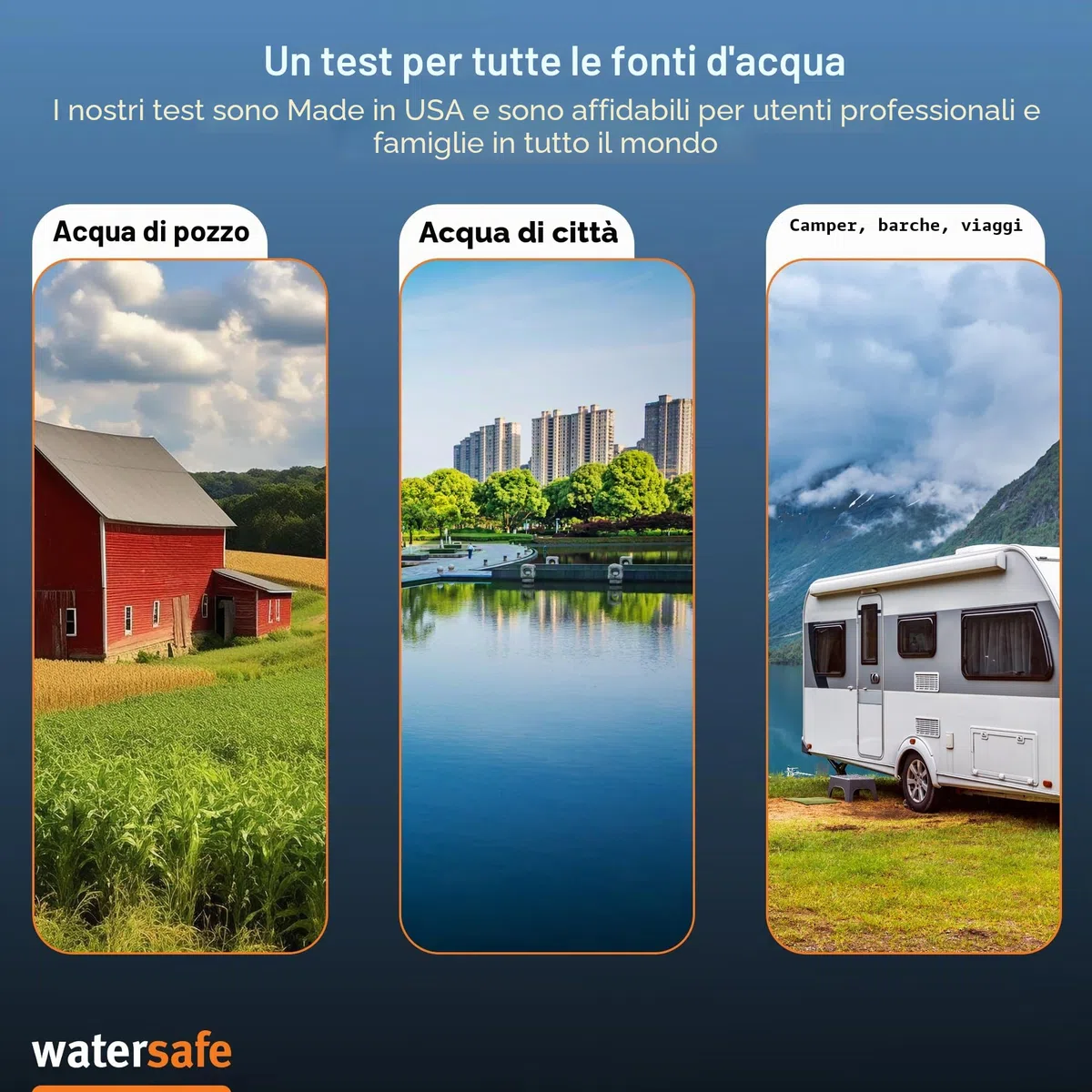 Watersafe - Kit test acqua potabile