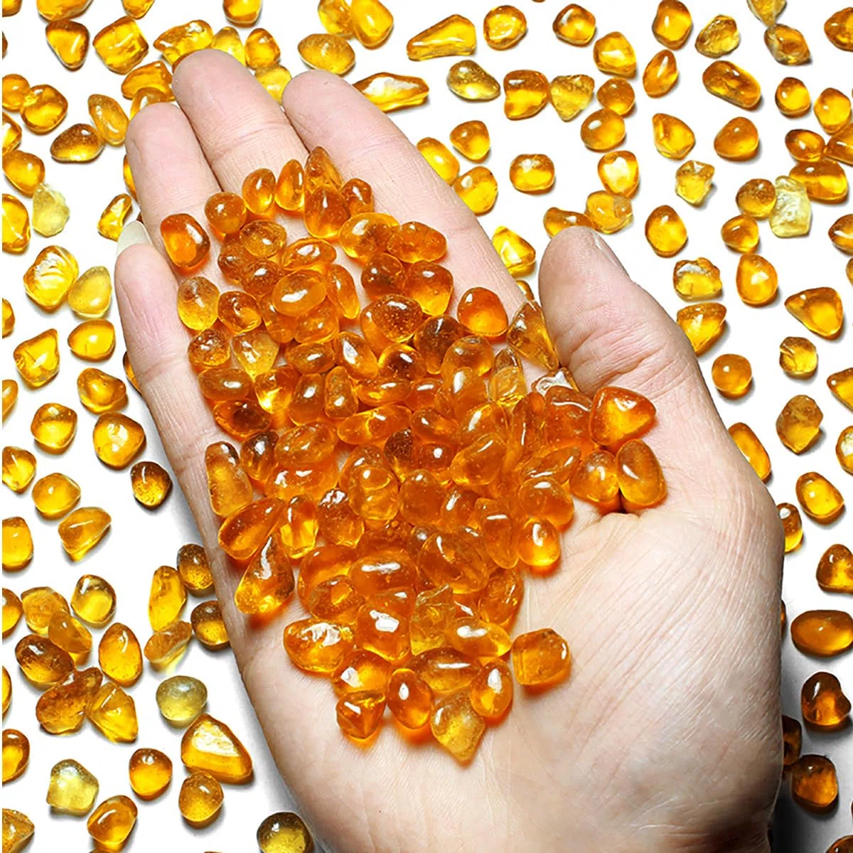 Pietre di vetro, 0,5 kg/460 g, ciottoli di vetro marino irregolari, atossiche, pietre di cristallo artificiali per riempire vasi/decorazione acquario/esporre gemme/realizzare bottiglie dei desideri