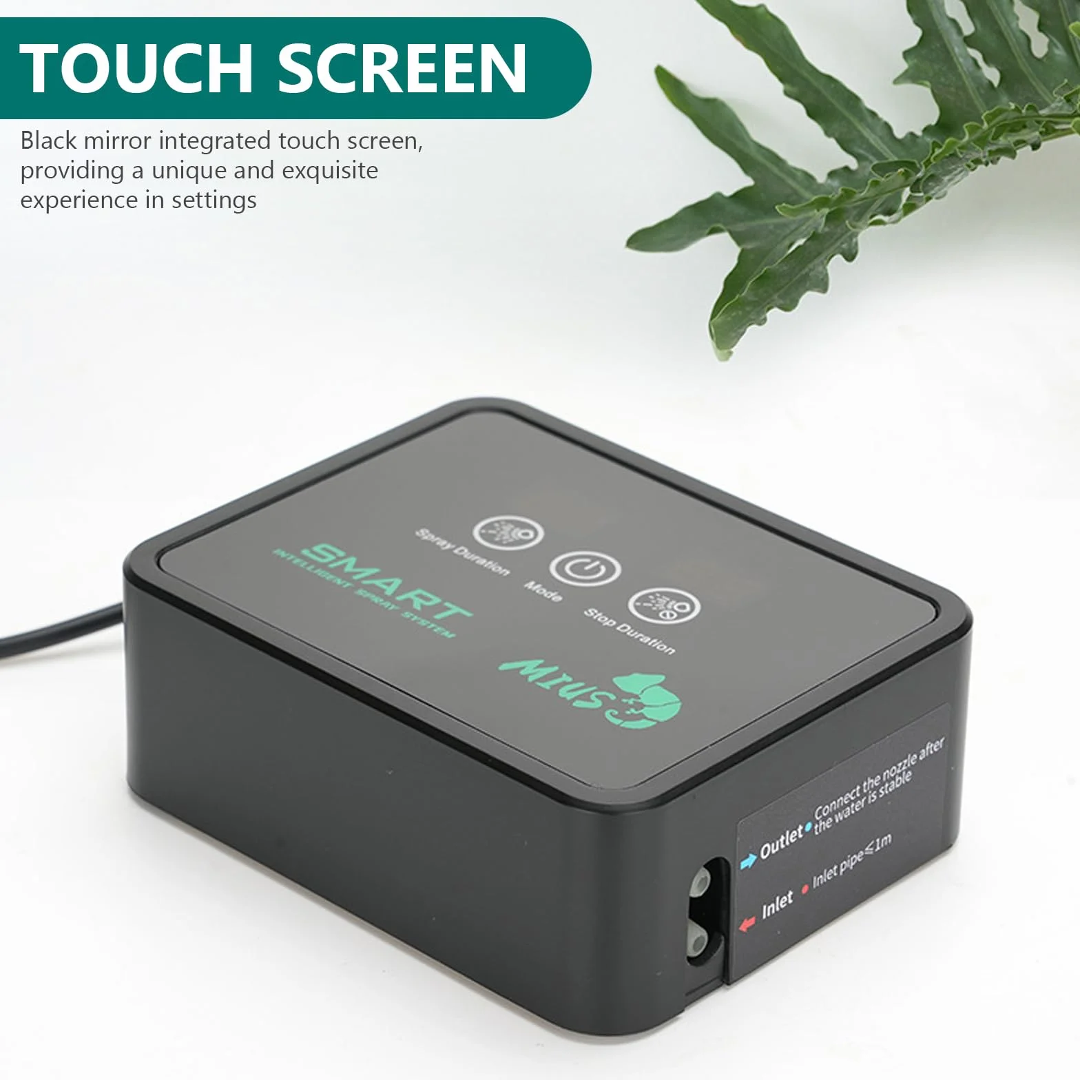 BORDEAG Impianto di Irrigazione Terrario, Sistema di Benebeling Rettile Intelligente, Umidificatore Terrario, Umidificatore Rettile Ugelli Spray 360 ° Regolabile Per Anfibi Rettili Piante