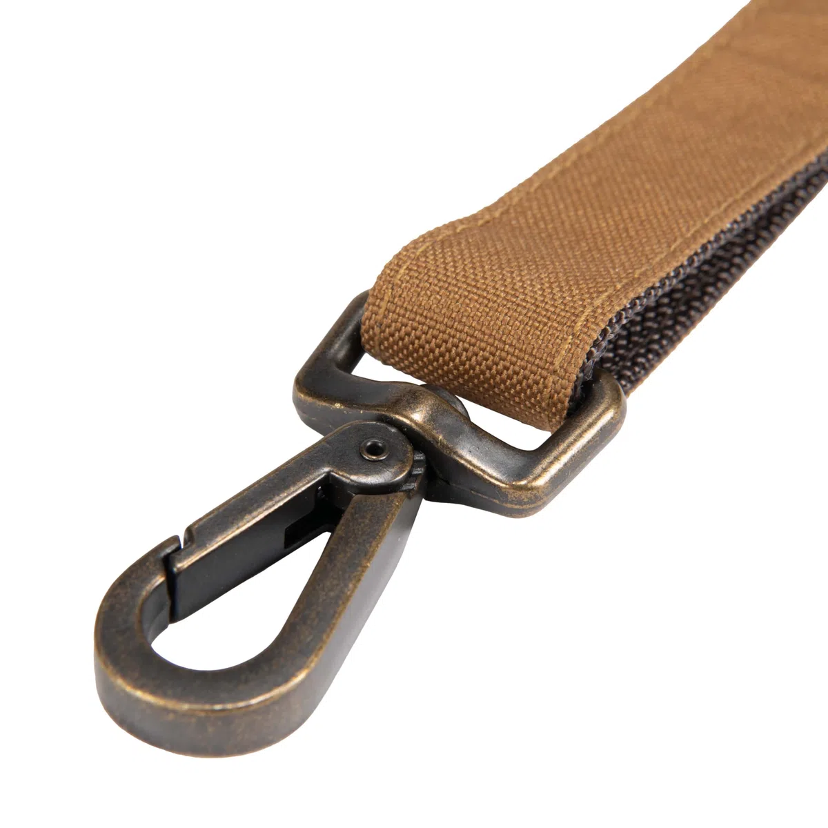 Carhartt Guinzaglio per cani da campo, resistente tessuto 600 denari con anello a D regolabile in metallo, marrone Carhartt
