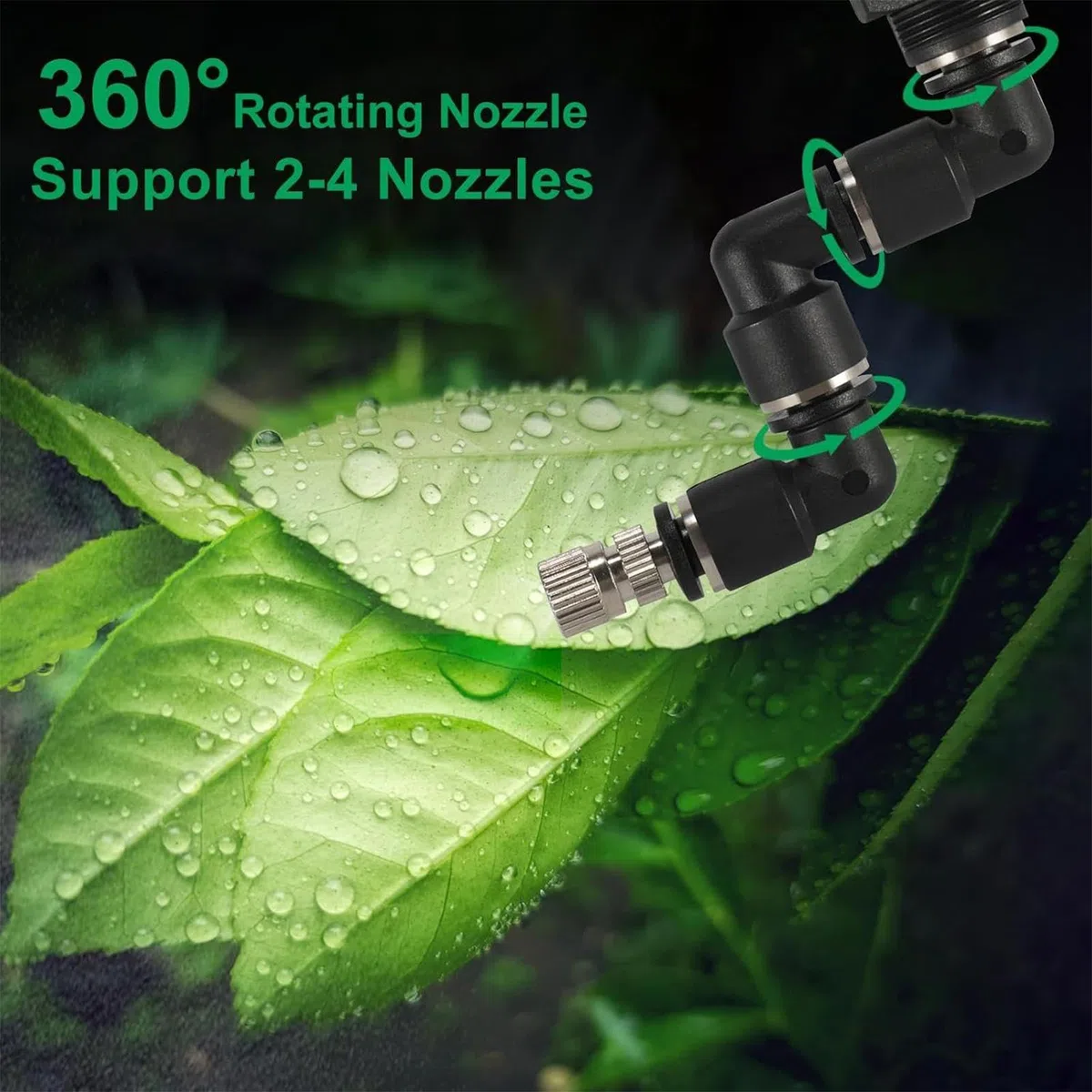 Umidificatore per rettili, di nebulizzazione Intelligente per terrari, nebulizzatore Automatico per rettili con Timer, ugelli nebulizzatori Regolabili a 360 Gradi per, lucertole